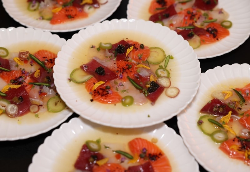 Dinner hosted by Makoto Okuwa