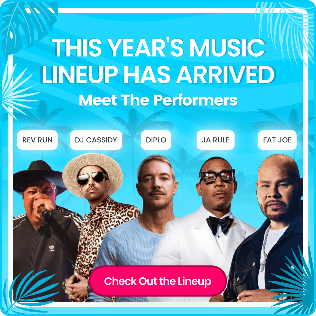 🎶 Music Lineup Just Dropped